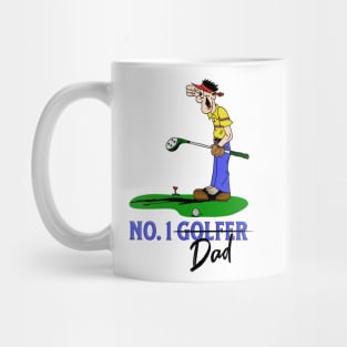 No. 1 Golfer Dad Mug